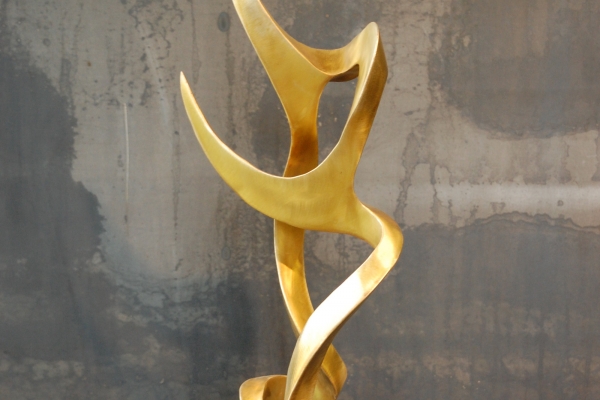 Skulptur Tombak sculpture brass