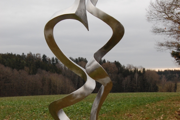 Skulptur Edelstahl sculpture stainless steel