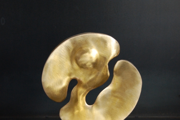 Skulptur Tombak sculpture brass