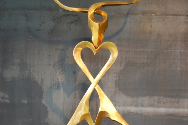 Skulptur, Tombak, sculpture brass