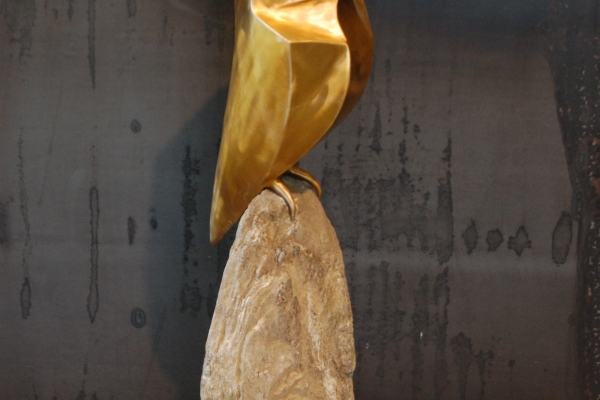 Skulptur, sculpture, Tombak, brass